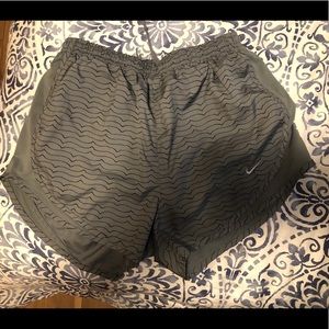 Gray & black Nike shorts
